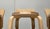 Mid-Century Modern K65 High Chair Barstools by Alvar Aalto for Artek, Finland, 2017, Set of 3 For Sale - Image 13 of 18