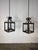 Pair of Custom Wrought Iron and Gilt Lantern Pendants by Miamar Home For Sale - Image 14 of 14
