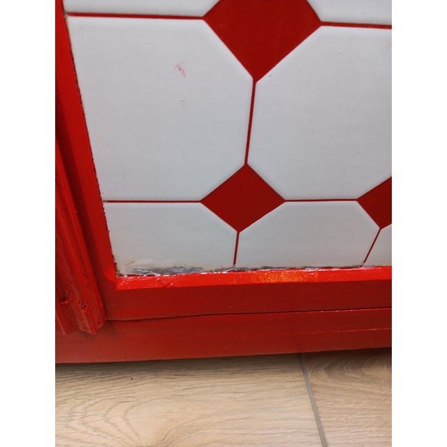 Parisian-Style Enameled Sheet Metal Sideboard, 1930s For Sale - Image 9 of 18