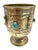 Mid 20th Century Vintage Alpaca Silver Spanish Goblet Cup With Turquoise Color Cabochon Stone Accents For Sale - Image 5 of 16