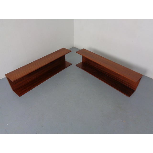 Mid-Century Rosewood Shelf by Walter Wirz for Wilhelm Renz, Germany, 1960s For Sale - Image 17 of 17