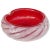 Red Vintage Murano Seguso Vetri d'Arte Red Gold Flecks Pulegoso Technique Italian Art Glass Ashtray Bowl For Sale - Image 8 of 8