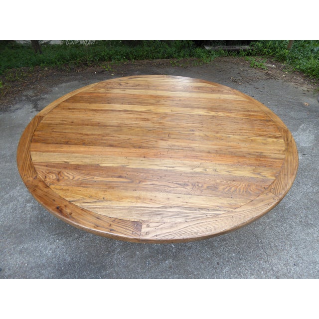 1800's Chestnut Country Dining Table. Seat 8 + For Sale In Nashville - Image 6 of 7