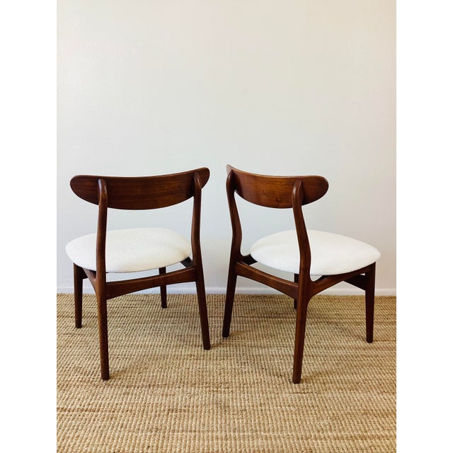 Vintage 1960s Danish Modern Dining Table & Chairs Set Mid Century Modern Style For Sale - Image 13 of 18