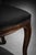 Mid 20th Century Refinished French Provincial Cane-Back Dining Chairs in Old Chapel Walnut With Black Upholstery – Pair For Sale In Los Angeles - Image 6 of 8