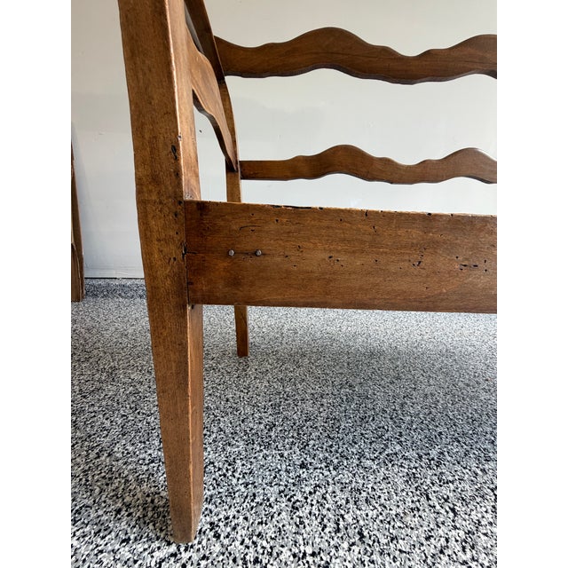 Wood Antique Country Bench For Sale - Image 7 of 7