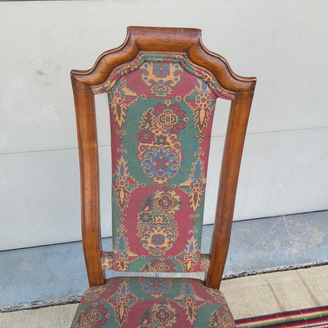 A Very Fine Antique William & Mary Side Chair With Spanish Feet, Boston, Circa 1730 For Sale - Image 9 of 18