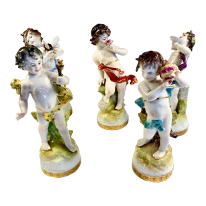 Rudolstadt-Volkstedt Porcelain--Grouping of Putti