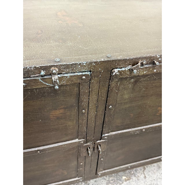 Design Plus Gallery presents a Restoration Hardware Industrial Tool Chest Sideboard. Inspired by a circa 1900 toolbox from...