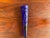 Art Deco Cobalt Blue Depression Dugan Glass Company Automobile Wall Pocket For Sale - Image 4 of 5