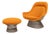 Set of Model 1705 Easy Chair and Ottoman by Warren Platner for Knoll, 1966 For Sale