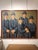 Michel Néron, Men in Hats, 1980s, Oil on Canvas For Sale - Image 3 of 5
