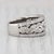 Vintage Ornate 0.58ctw Diamond Flower Ring Platinum Wedding Anniversary Size 6 For Sale - Image 4 of 8