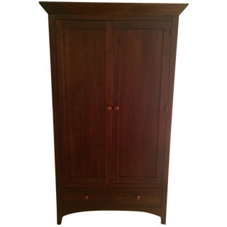 Ethan Allen Cherry Wood Armoire For Sale