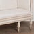 Early 19th Century White Swedish Gustavian Bench Settee With Egg and Dart Carving For Sale - Image 10 of 13