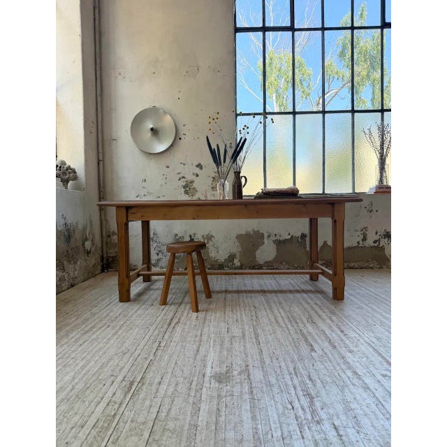 Pine Farmhouse Table, 1960s For Sale - Image 13 of 18