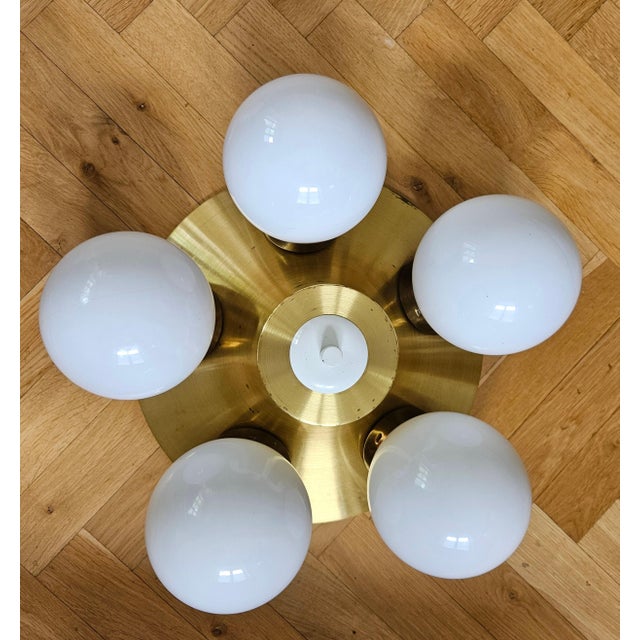 Mid-Century Space Age Sputnik Flush Mount, 1970s For Sale - Image 13 of 17