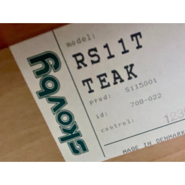 1970s Mid Century Danish Modern Teak Expanding Dining Table With Two Hide-a-Way Leafs For Sale - Image 10 of 10