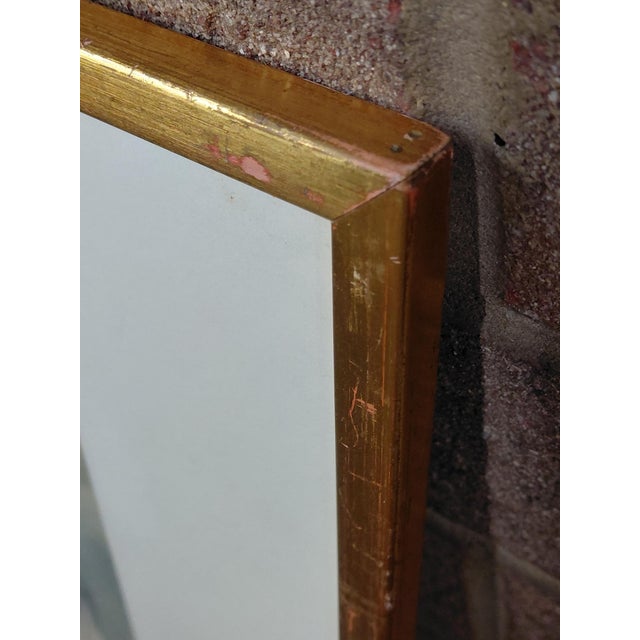 Wood Signed J. Akston "Waiting Call at Sea Bottom 1971" Acrylic on Paper Painting For Sale - Image 7 of 12