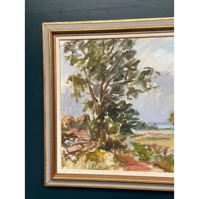 Sigurd Hagegård, Landscape, 1960s, Oil on Canvas, Framed For Sale - Image 4 of 12