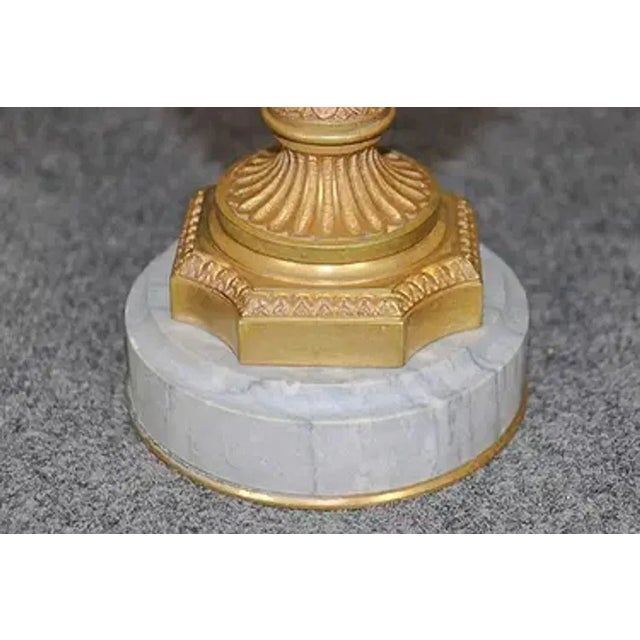 19th Century Pair of French Gilt Bronze Vases For Sale - Image 5 of 8