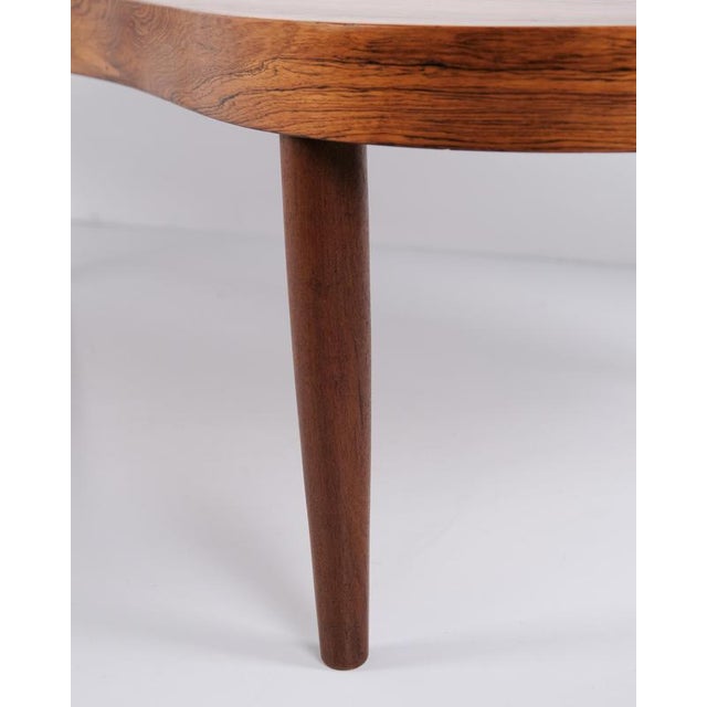 Model PD 81 Coffee Table in Rosewood by Axel Stensen for Povl Dinesen, Denmark, 1960s For Sale - Image 3 of 12