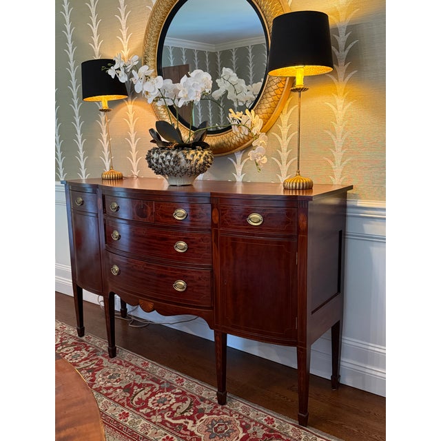1900 - 1909 1900s Hepplewhite Style Mahogany Sideboard For Sale - Image 5 of 6