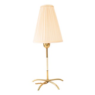 Table Lamp with Fabric Shade by Rupert Nikoll, Vienna, Austria, 1950s For Sale