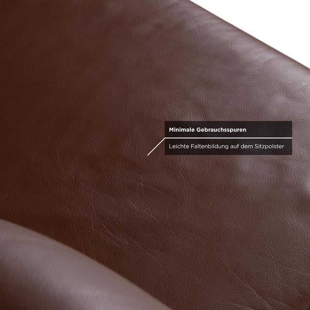 Brown Three-Seater Leather Sofa from Walter Knoll For Sale - Image 8 of 13