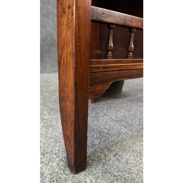 19th Century Inlaid Rosewood Corner Etagere For Sale - Image 10 of 13