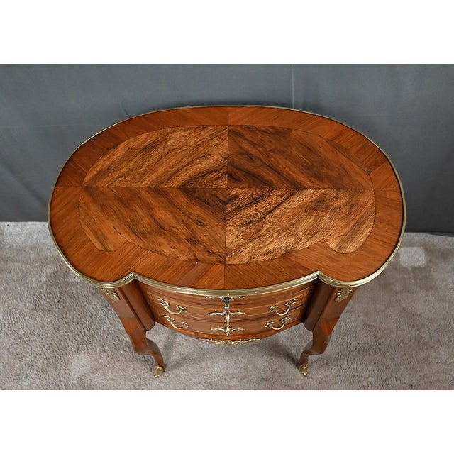 Small Transitional Mahogany Dressing Table, 1940 For Sale - Image 6 of 18