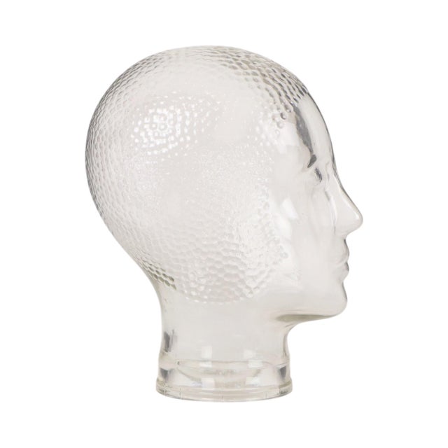 Vintage Militaria Glass Shop Display Head, 1960s For Sale - Image 3 of 13