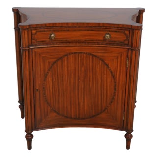 Maitland Smith Adams Style Satinwood Console Cabinet For Sale