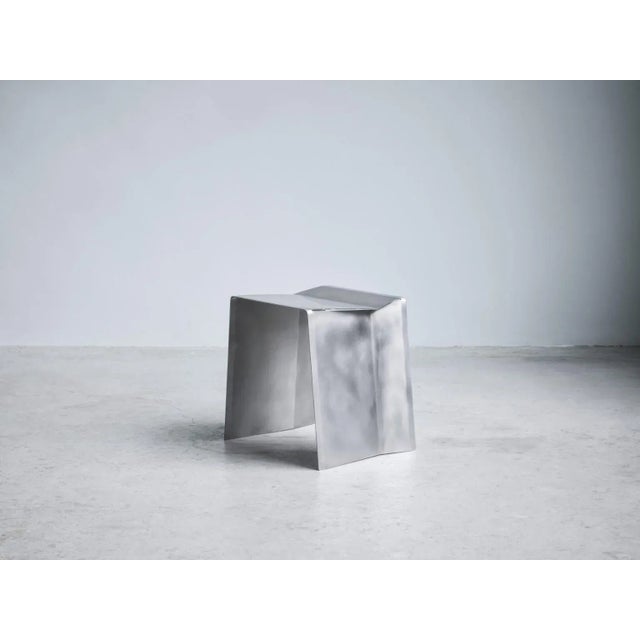 Contemporary Set of Camber Stool and Bench by Paul Coenen For Sale - Image 3 of 8