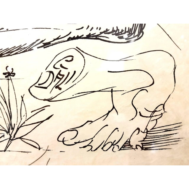 Salvador Dali - Les Songes Drolatiques - Handsigned Lithograph 1973 For Sale - Image 4 of 11