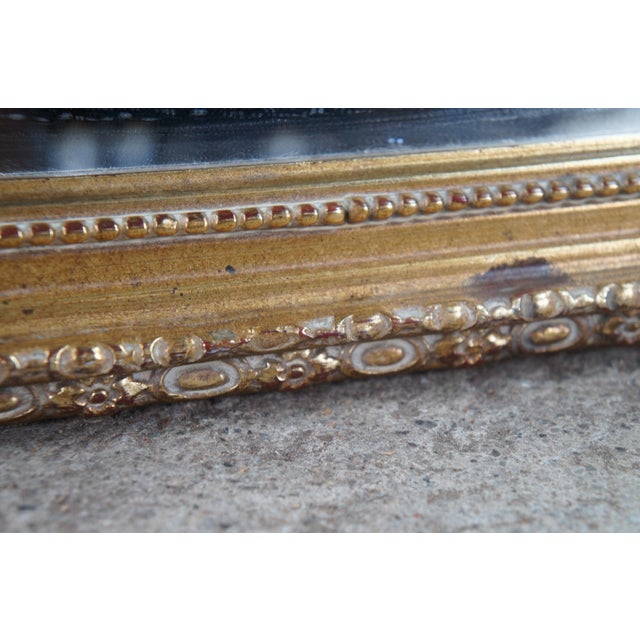 Late 20th Century Vintage John Richard French Louis XVI Style Neoclassical Beveled Glass Mirror For Sale - Image 5 of 9