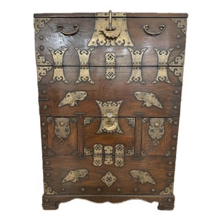 Antique Korean Bandaji Chest For Sale