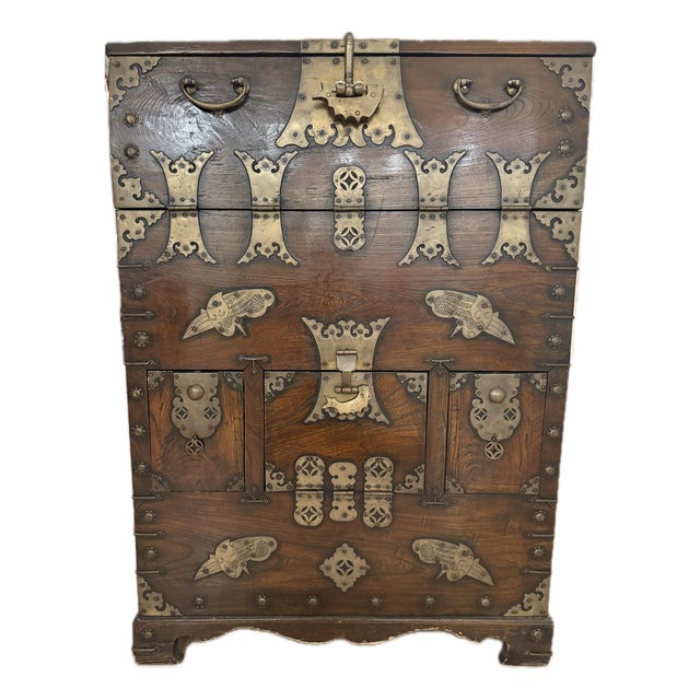 Antique Korean Bandaji Chest For Sale