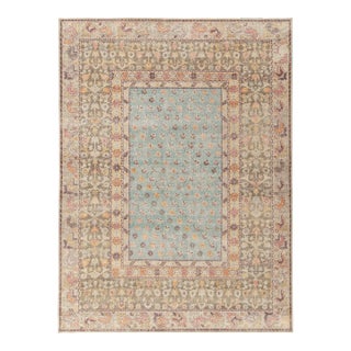 Rug & Kilim’s Posey Rug in Light Blue, 5x7 For Sale