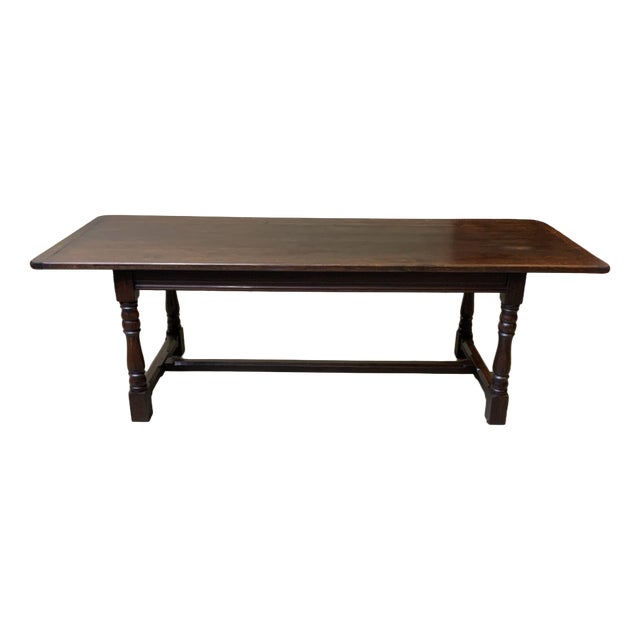Vintage Monastery Table in Oak, 1940 For Sale