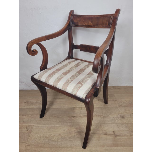 This wonderful 19th-century armchair would excentuate a period bedroom, living or dining room setting. Circa 1890. with an...