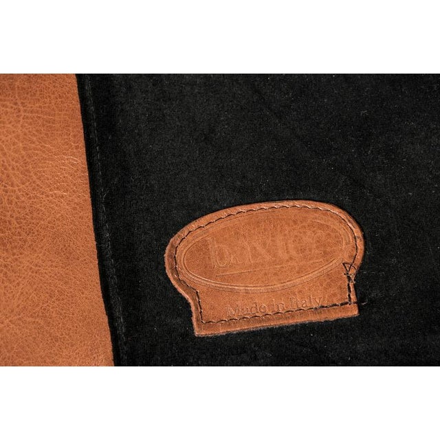 Leather Chairs with Ottomans from Baxter, Set of 4 For Sale - Image 11 of 18