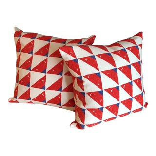 Sea Cloth Pillows - A Pair For Sale