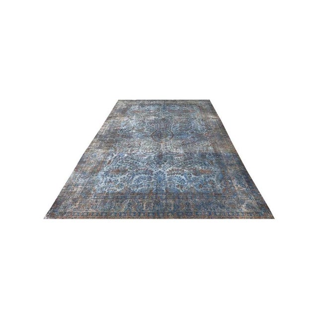 1960s Old Persian Sarouk Area Rug 8x12 For Sale In Dallas - Image 6 of 12