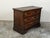 Brown Italian 1800s Walnut Commode with Three Drawers and Raised Diamond Motifs For Sale - Image 8 of 12