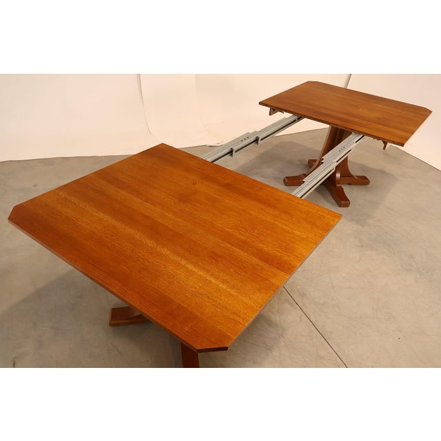 2000 - 2009 Stickley Mission Collection Oak Double Pedestal Dining Table For Sale - Image 5 of 18