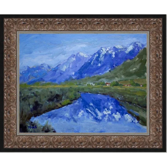 "Last Snow, River Fork Ranch" Contemporary Impressionist Style Nevada Landscape Oil Painting For Sale - Image 9 of 12