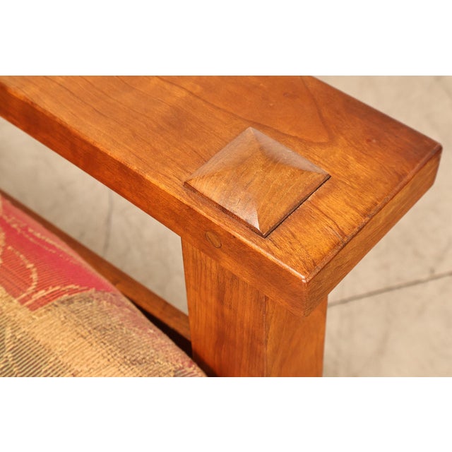 Stickley Mission Collection Cherry "Gus" Morris Chair For Sale - Image 18 of 18
