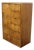 Rare Vintage Burl American Martinsville MCM Brutalist Armoire Wardrobe 1972 For Sale