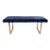 Blue Mohair Miami Bench For Sale